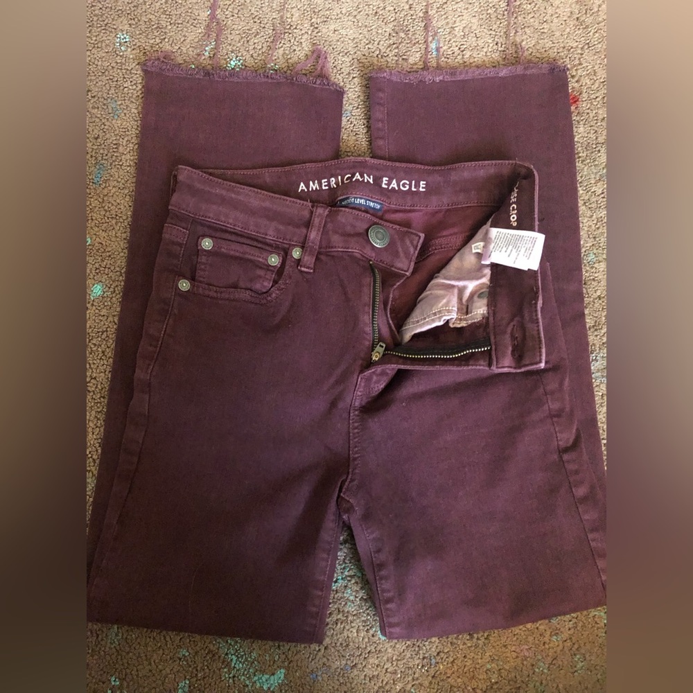 American Eagle High Rise Crop Flare